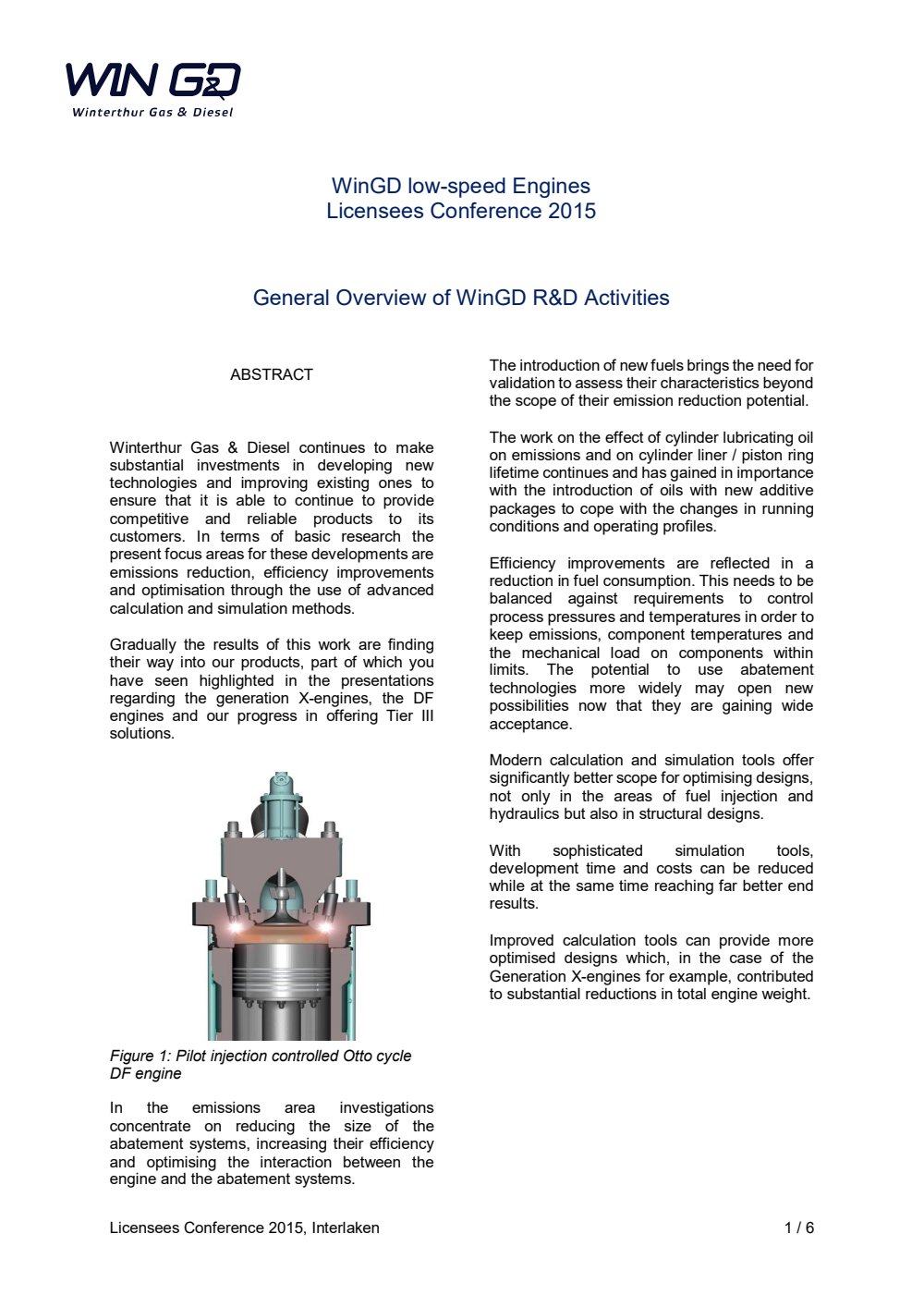 Brochures & Papers | WinGD